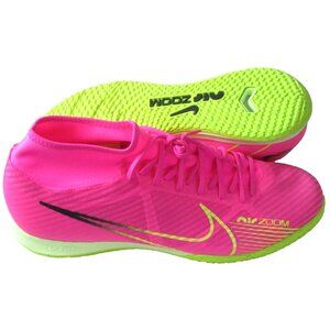 Nike Men's Zoom Superfly 9 Academy IC High Top Soccer Shoes Size 12 Pink Blast